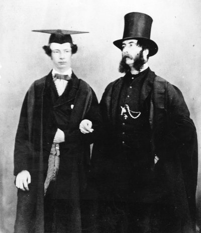 Arthur Munby and His Father, c.1851 by English Photographer
